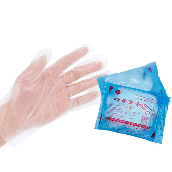 packaging of Non-Sterile PE Examination Gloves