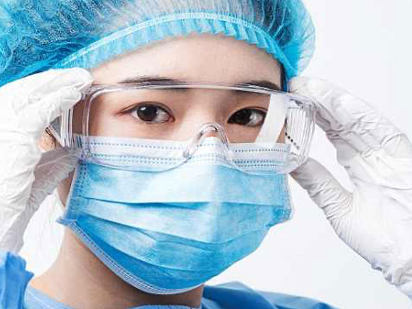 Clear-to-View medical goggles