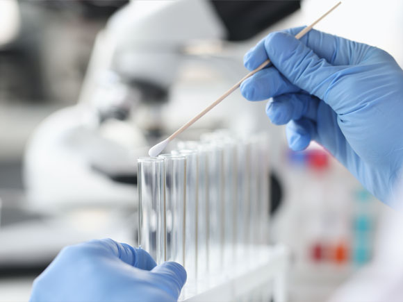 using the Disposable Medical Cotton Swabs