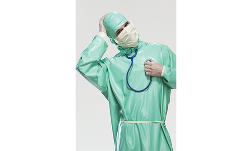 Surgical gown A Doctor Wearing A Surgical Gown