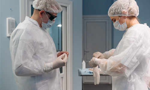 Doctors in White Medical Gown