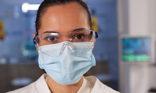 Medical Staff Wearing Medical Goggles