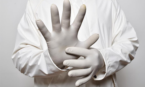 Medical gloves powder free