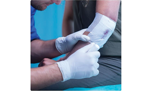 Wound Care Using Medical Tape
