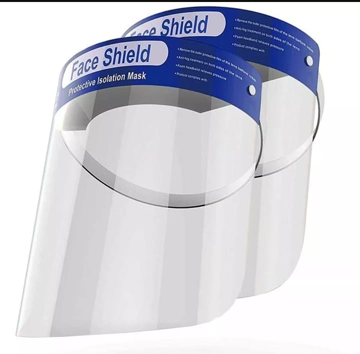 An OMK Reusable Face Shield