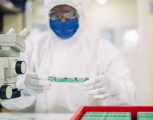 latex gloves used in manufacturing industry